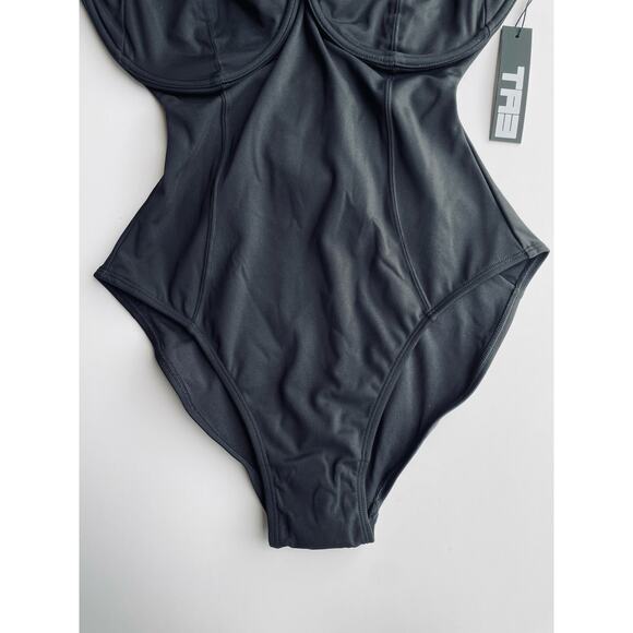 TA3 Lifty One Piece Swimsuit Corset Sculpting Black Size Small Regular/Long JK - Picture 5 of 10